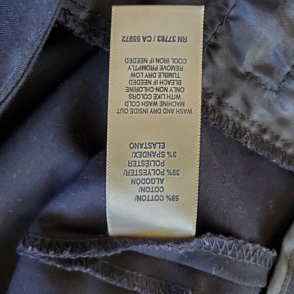 Rafaella Dark Navy Women’s Capri. Size 6 - Picture 5 of 9